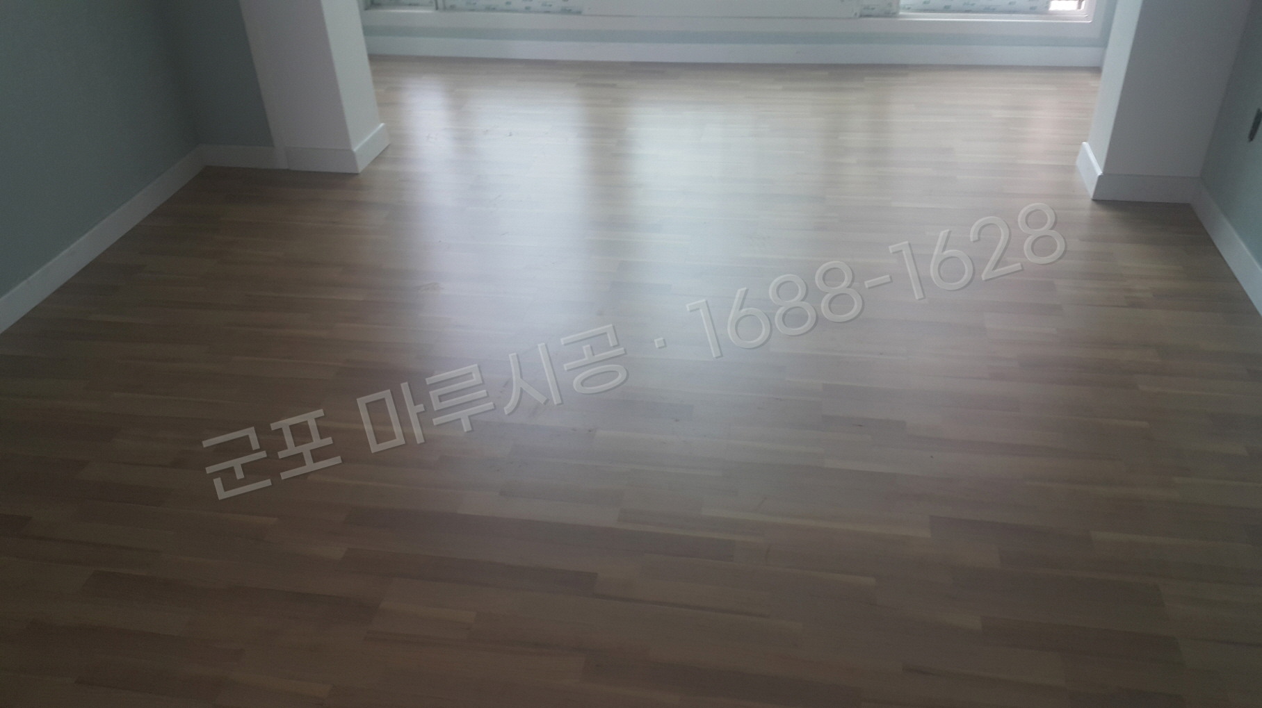 군포 대야미동 강화마루 한솔 락 럭스엘름 바닥공사 마루시공업체 시공 후